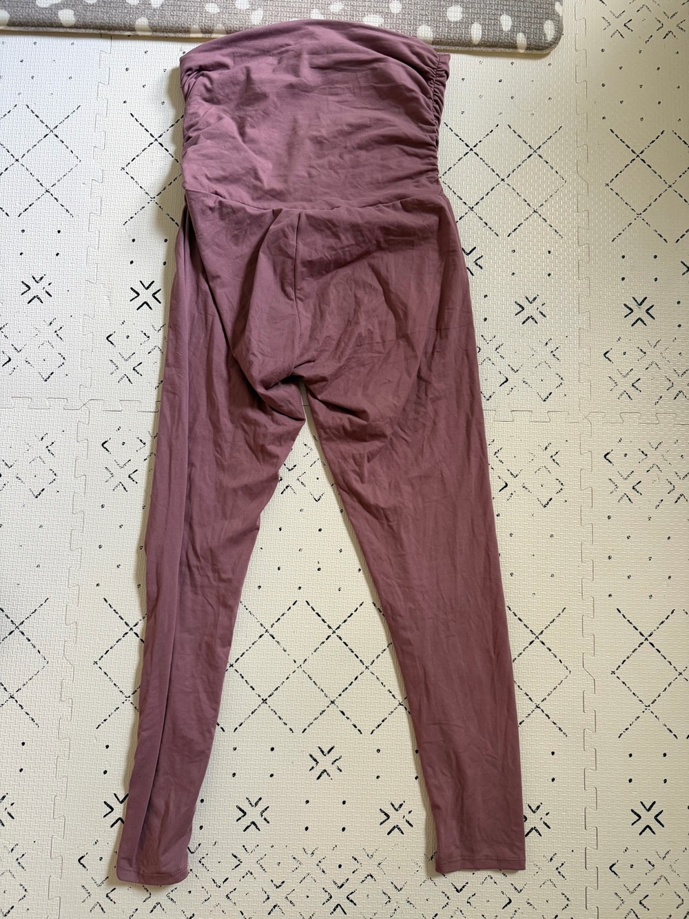 Mauve Pink Maternity Leggings